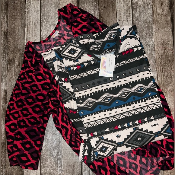 Size L cardigan and size XL Emily long sleeved dress,LuLaRoe.    Both new. - Picture 1 of 1